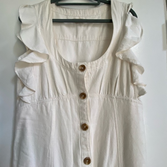Pilcro Scoop-Neck Ruffle-Sleeve
Buttondown Dress NWOT - Picture 5 of 7